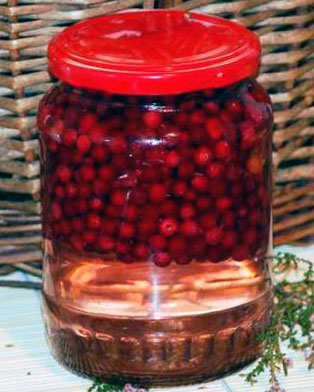 Фото к рецепту Брусника моченая (2) Брусника моченая (2)