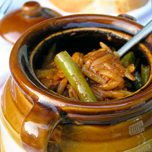 Фото к рецепту Фасоль в горшочке "по-итальянски" (2) Фасоль в горшочке "по-итальянски" (2)