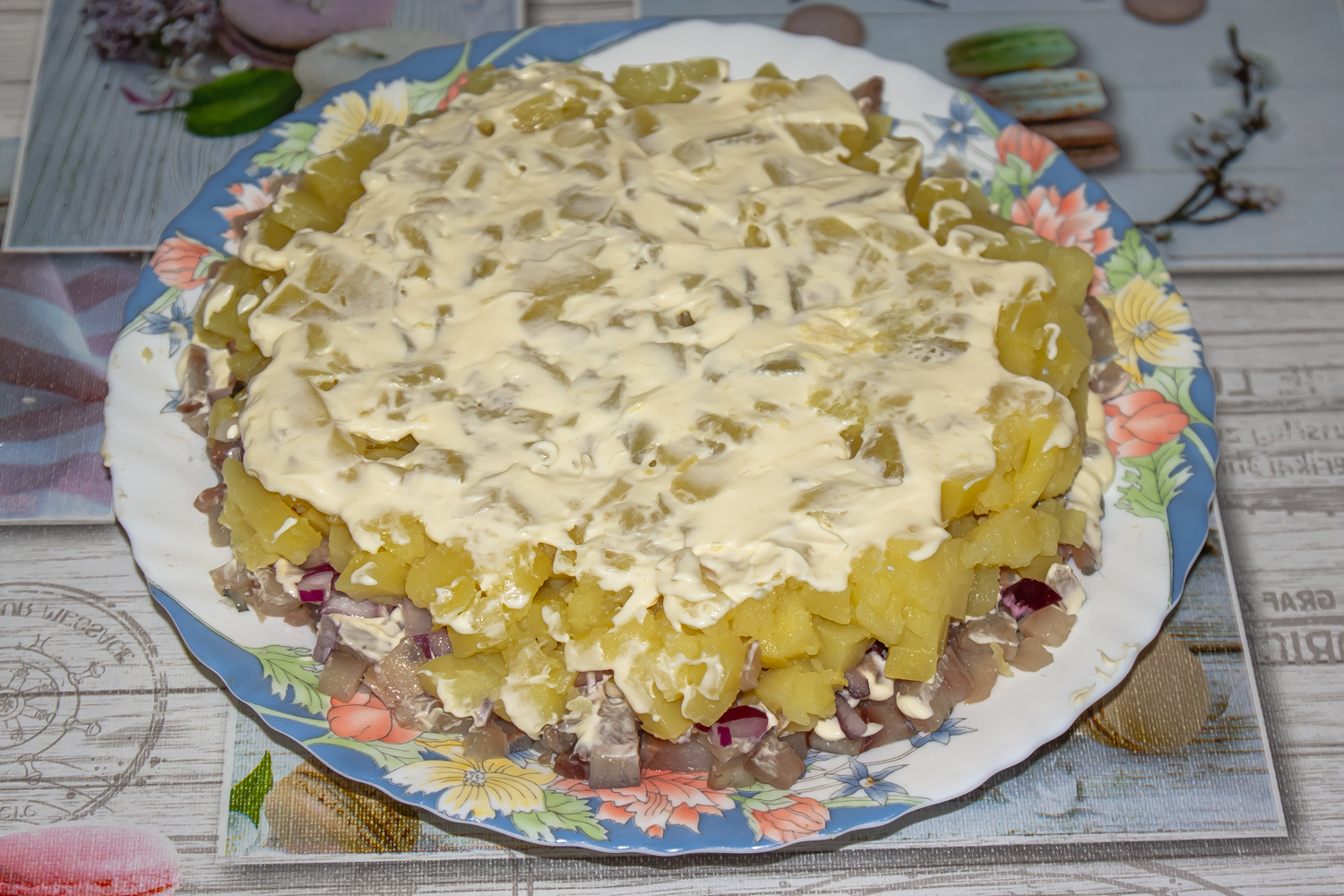 пятый слой по рецепту Сельдь под шубой (2)