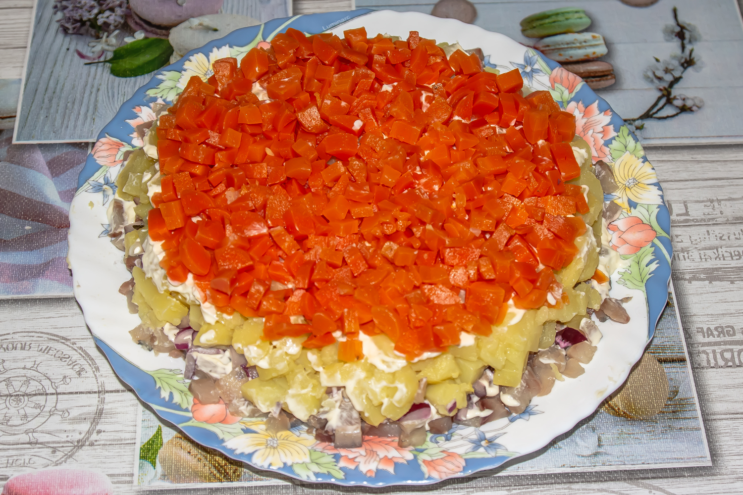 шестой слой по рецепту Сельдь под шубой (2)