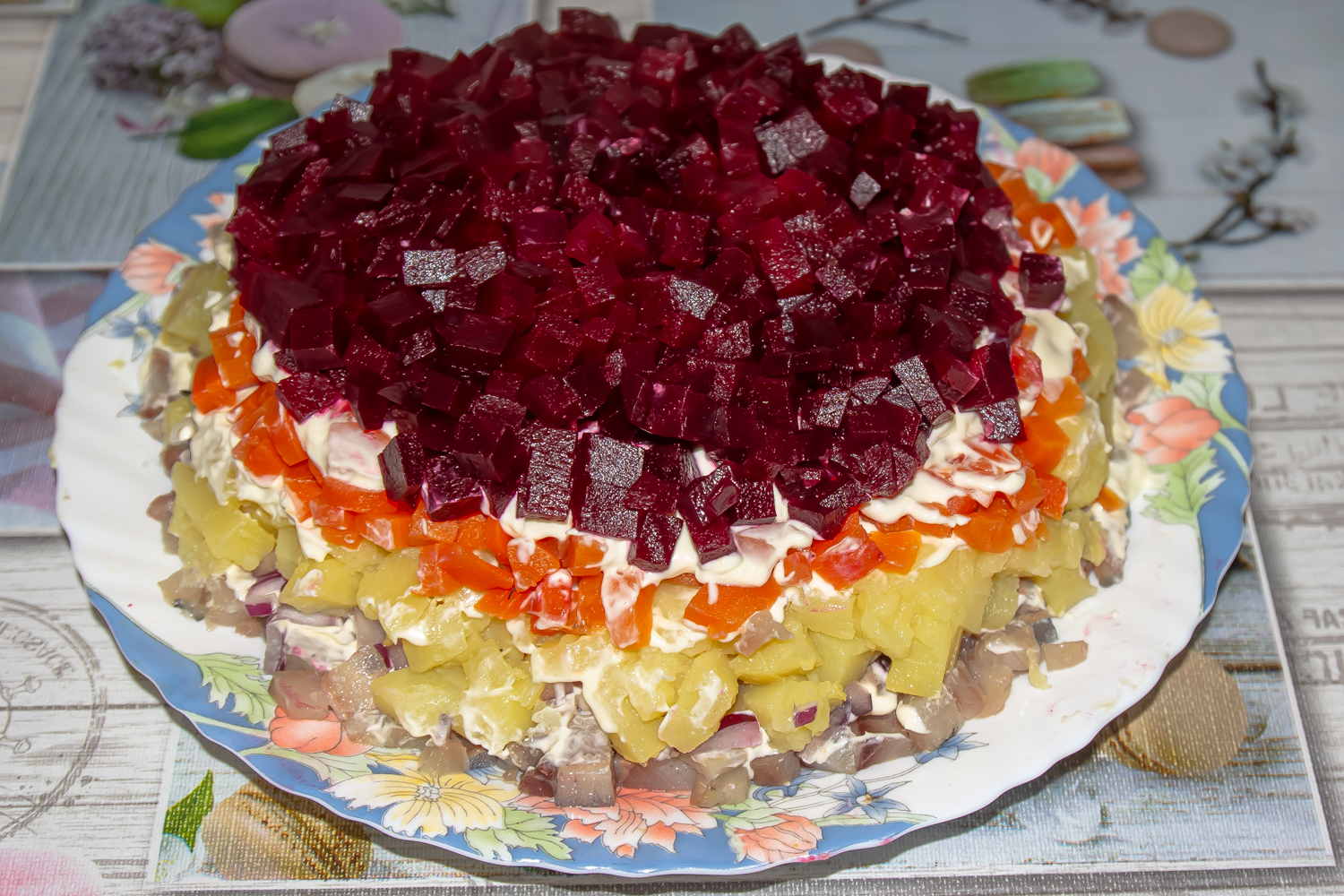 восьмой слой по рецепту Сельдь под шубой (2)