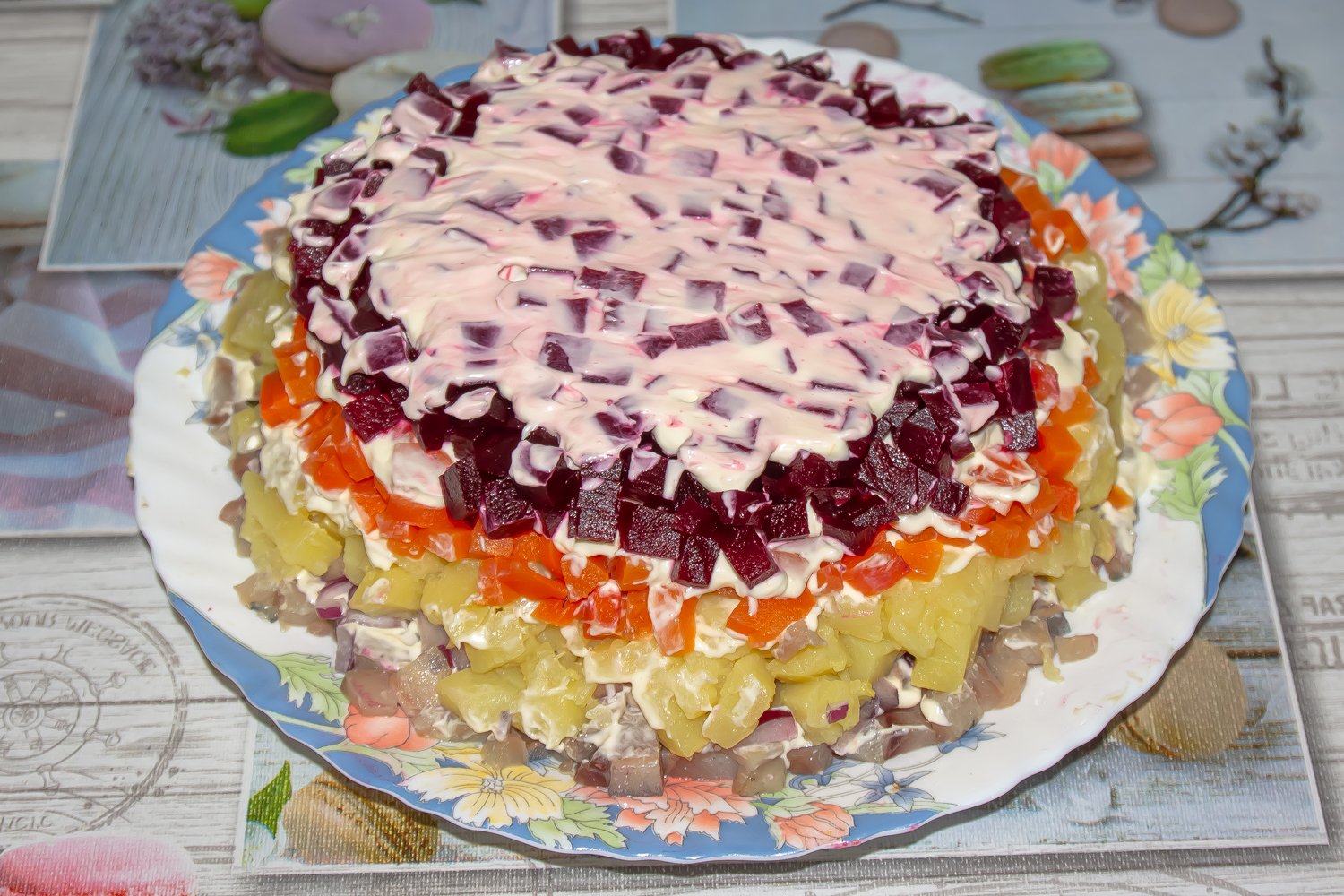 девятый слой по рецепту Сельдь под шубой (2)