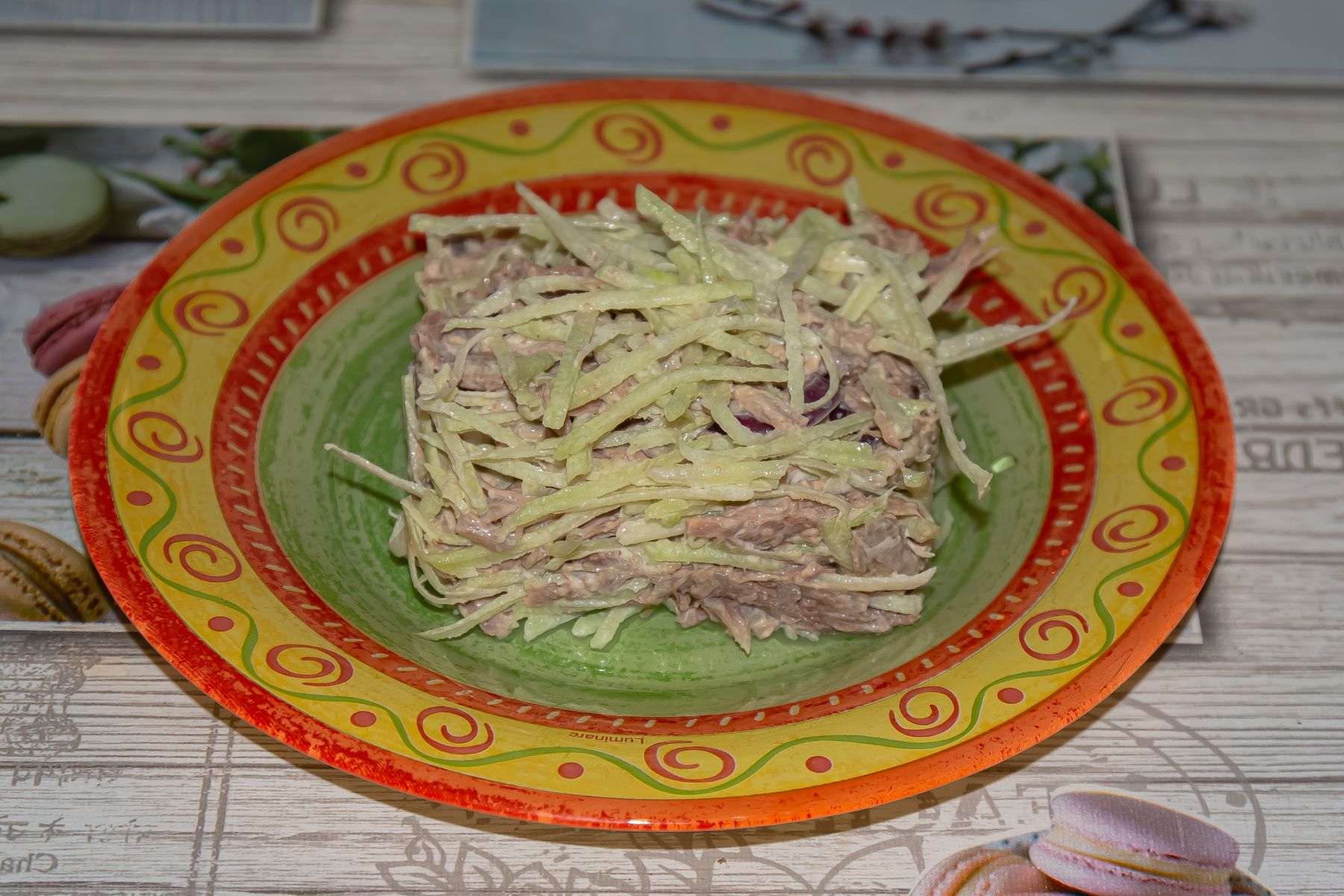 Салат "мясной с редькой" (1)