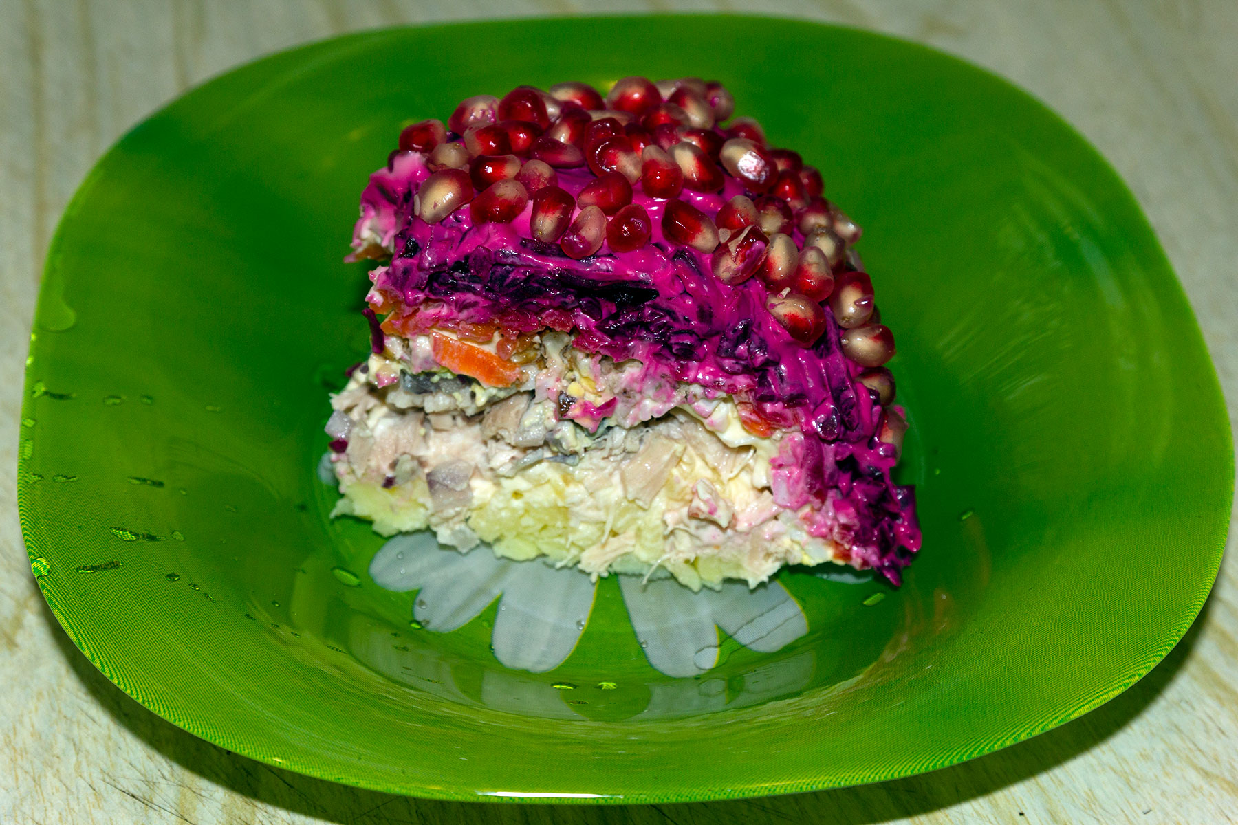 Салат "Гранатовый браслет" (5)