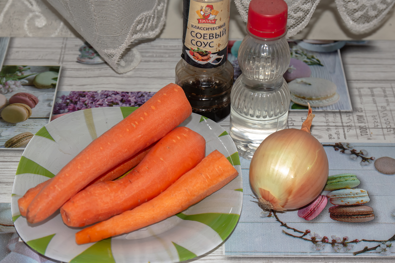 продукты для рецепта Корейская морковка (1) 