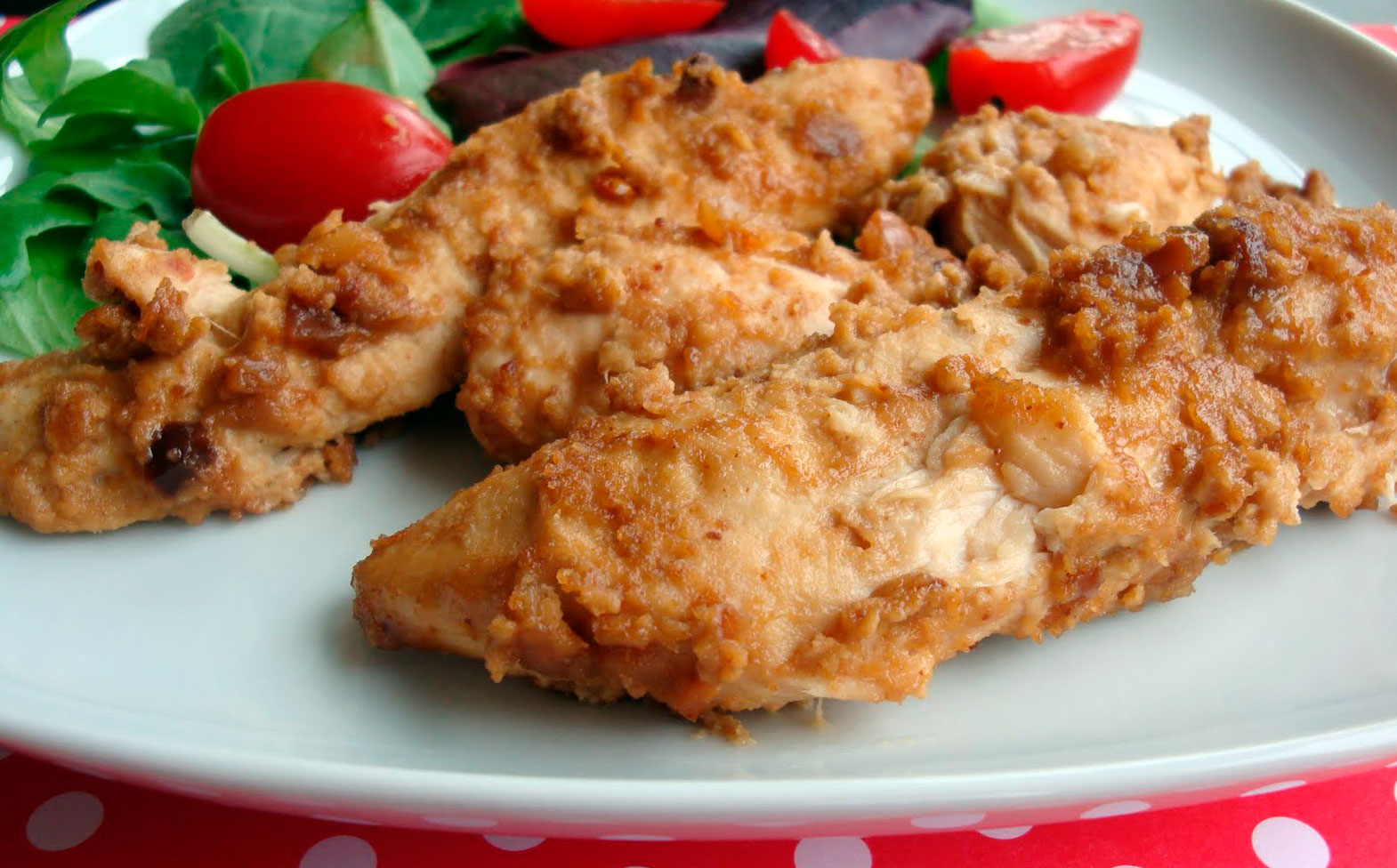 Цыпленок жареный в арахисовом масле