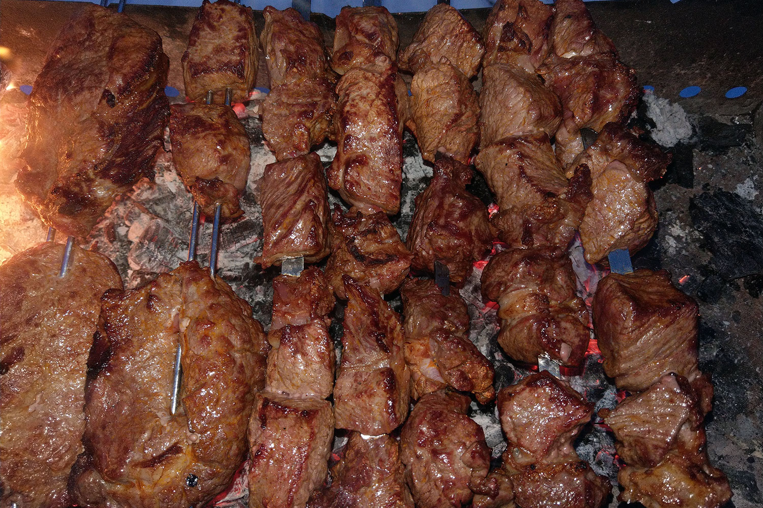 Жарим на углях