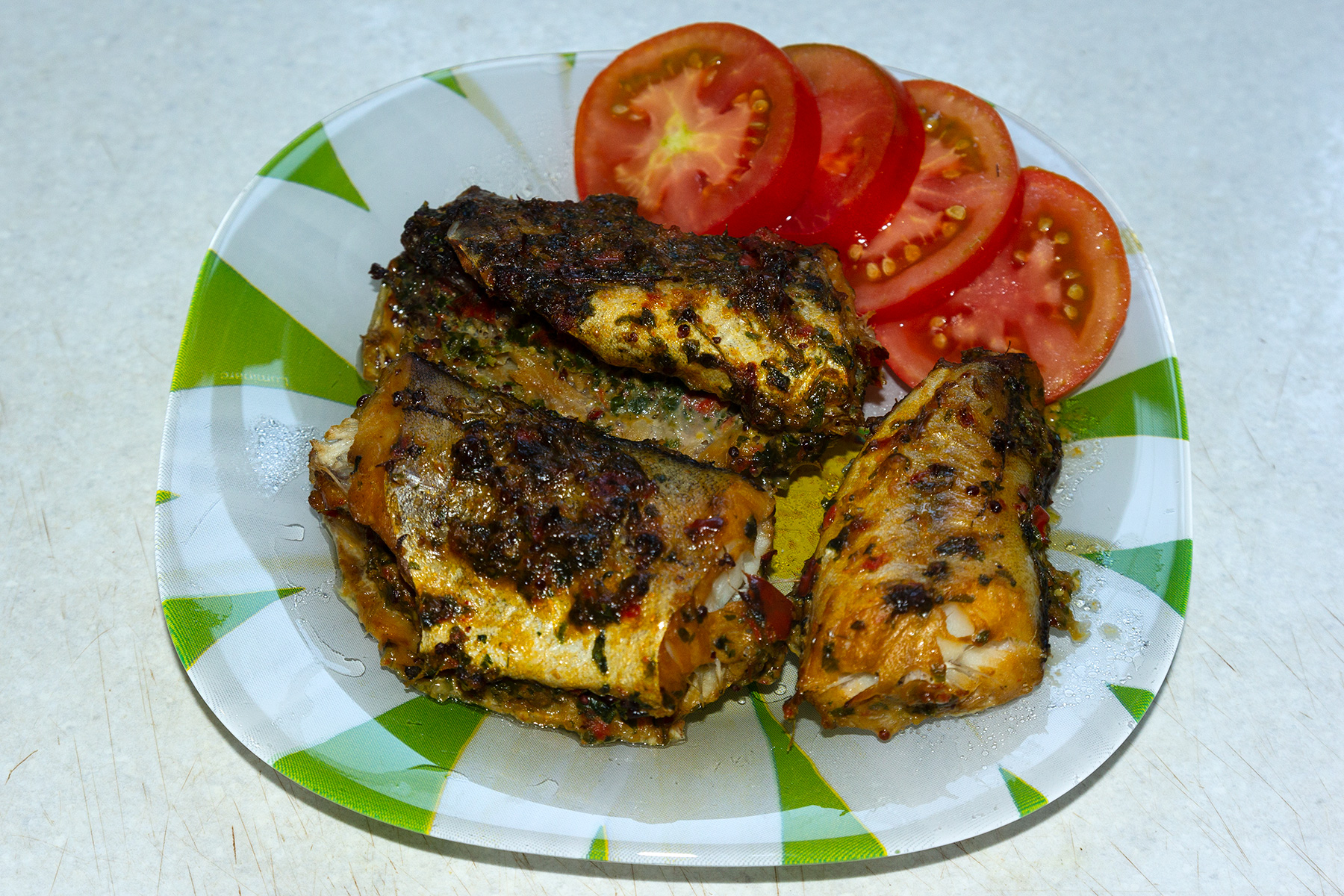 Минтай в духовке