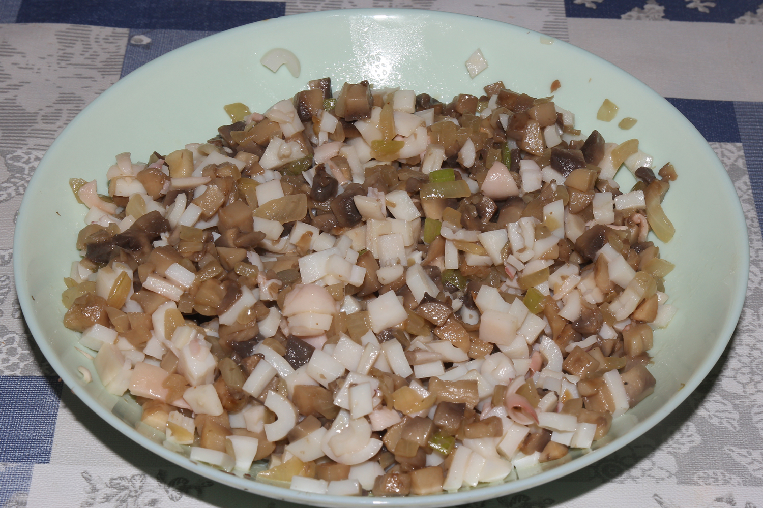 готовая начинка по рецепту Фаршированные кальмары под майонезом