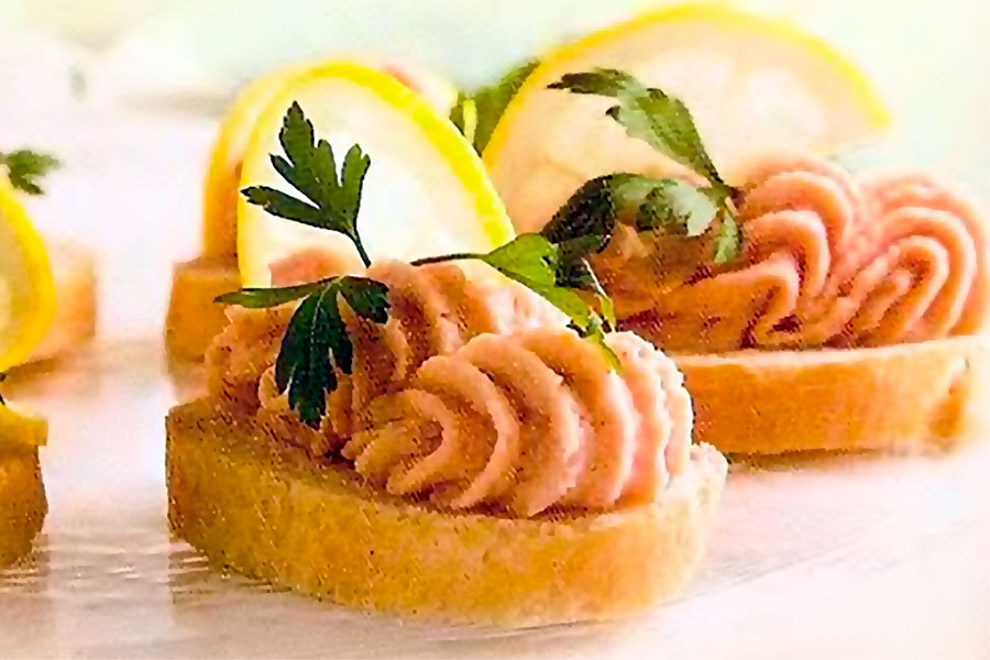 Бутерброды из форели