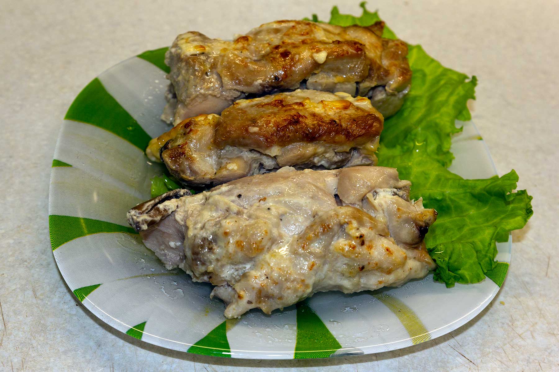 Фаршированные куриные рулетики