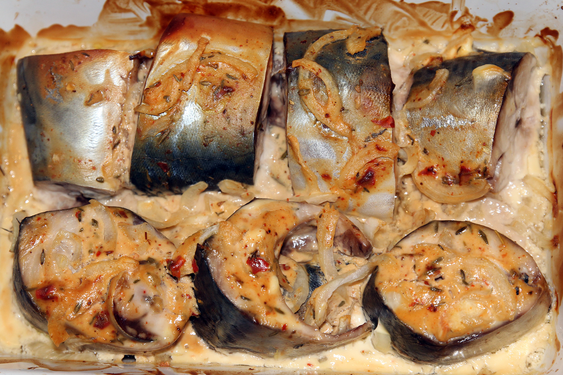 Скумбрия запеченная