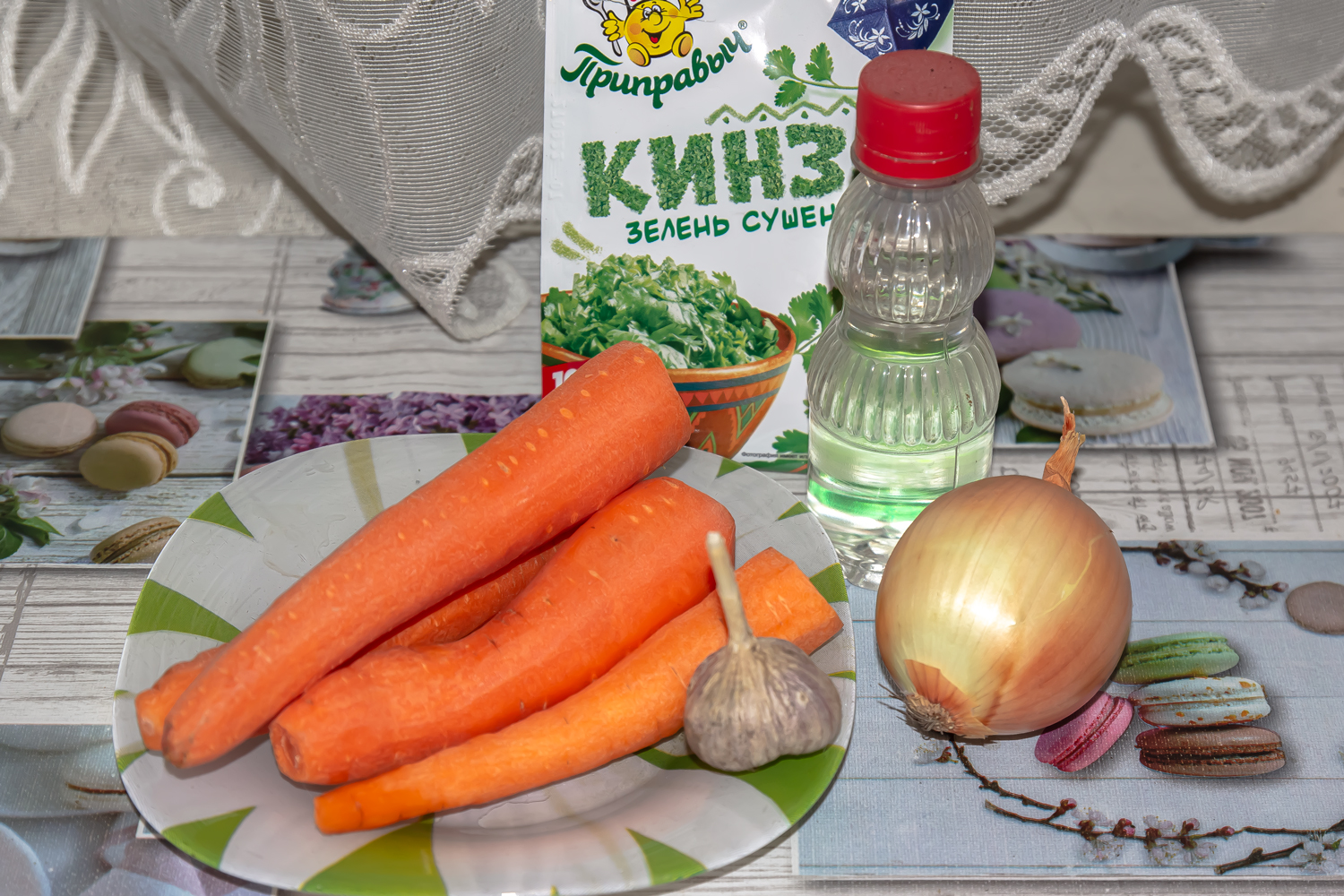 продукты для рецепта Морковь по-корейски (3)