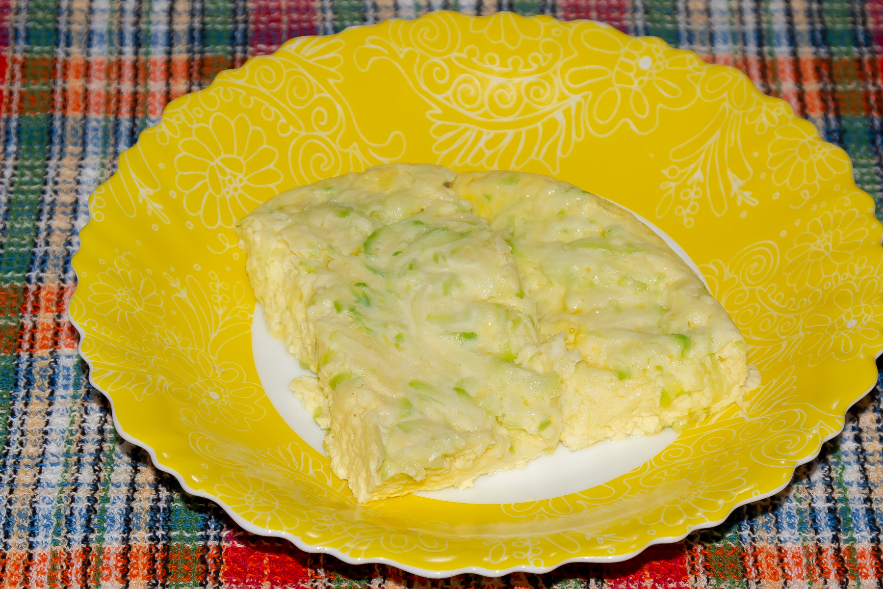 Омлет с кабачком