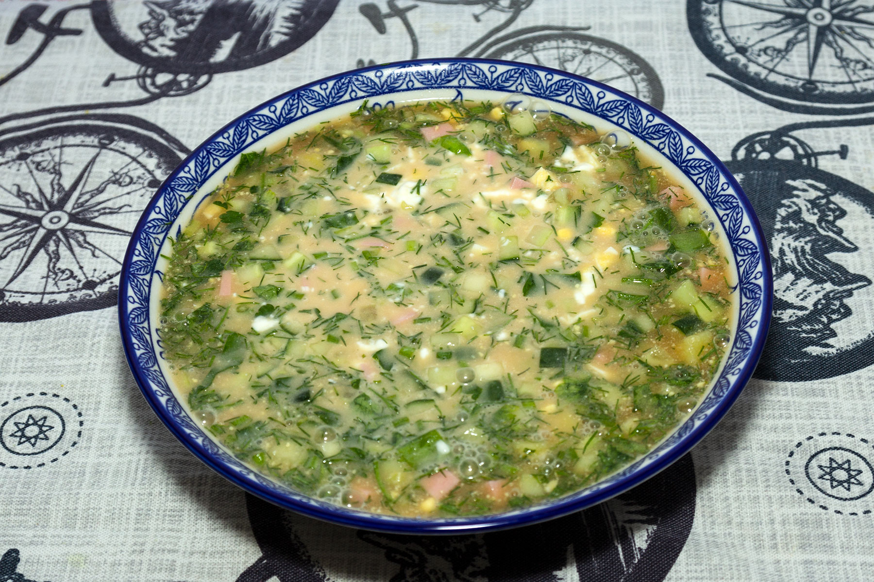 Окрошка по-домашнему