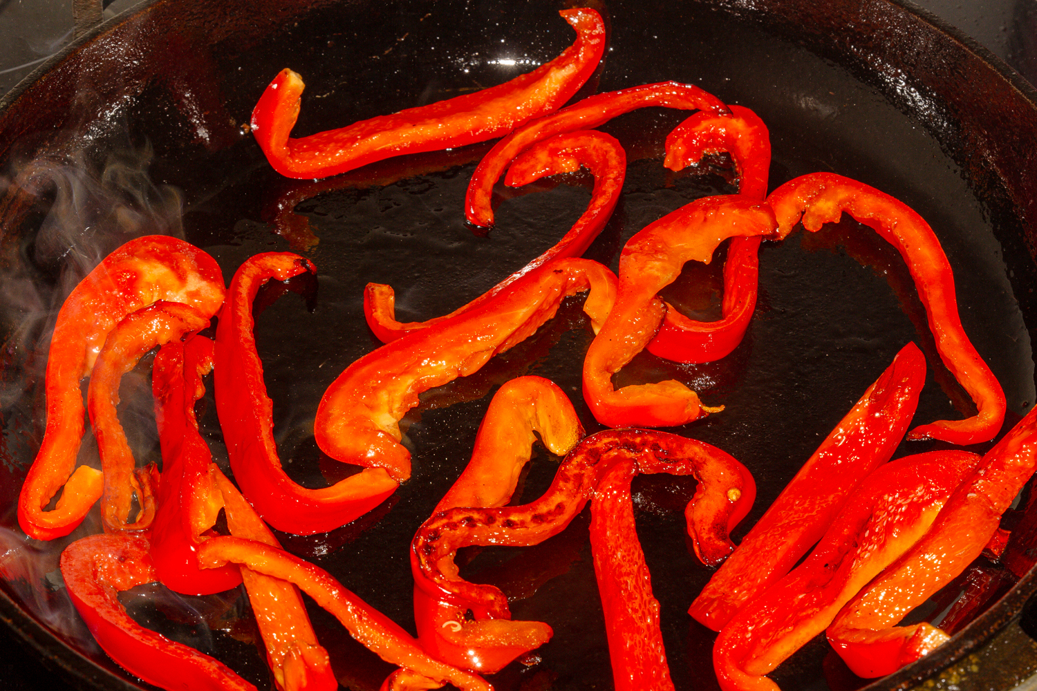 обжаренный перец по рецепту Тапака по-арцахски