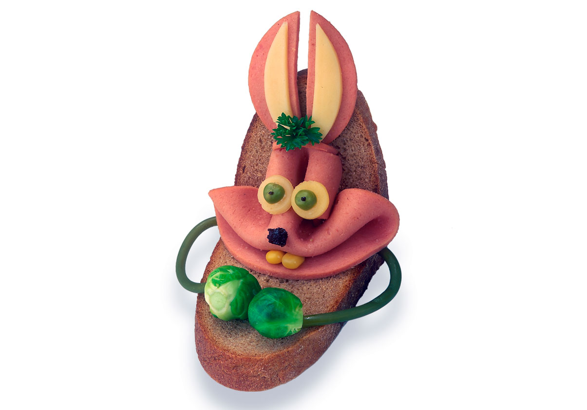 Бутерброд "Зайчонок"