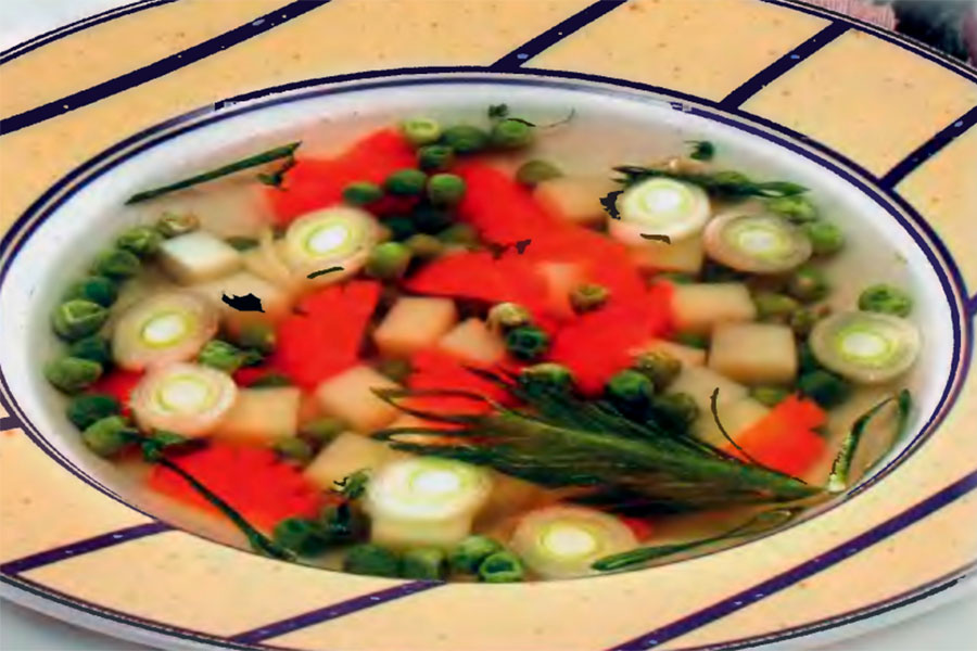 Суп с зеленым горошком (2)