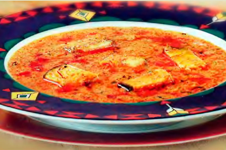 Суп харчо из осетрины с орехами