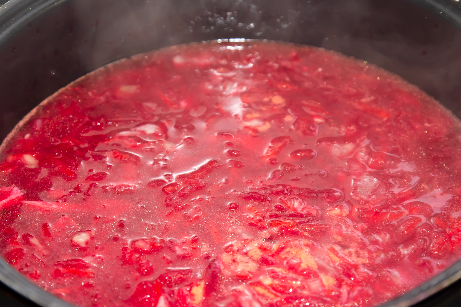 готовый суп по рецепту Борщ с копченым гусем или уткой