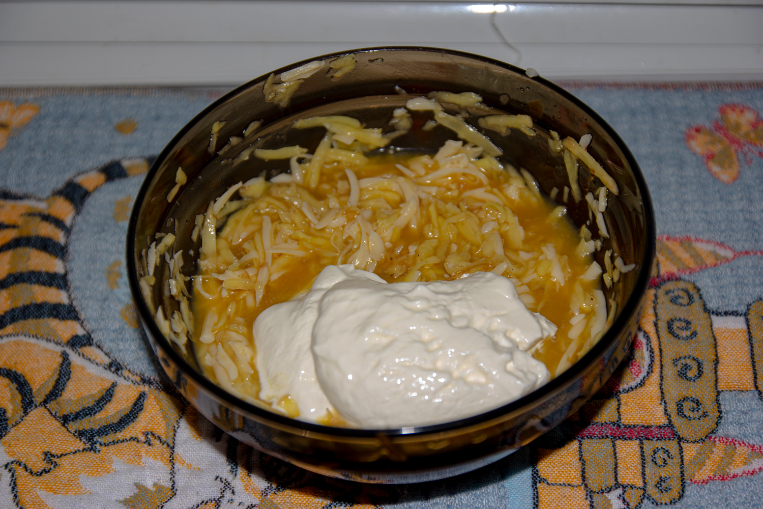 Смесь со сметаной по рецепту