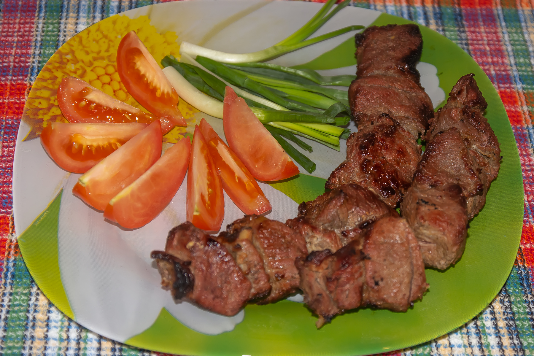 Шашлык из баранины по-охотничьи