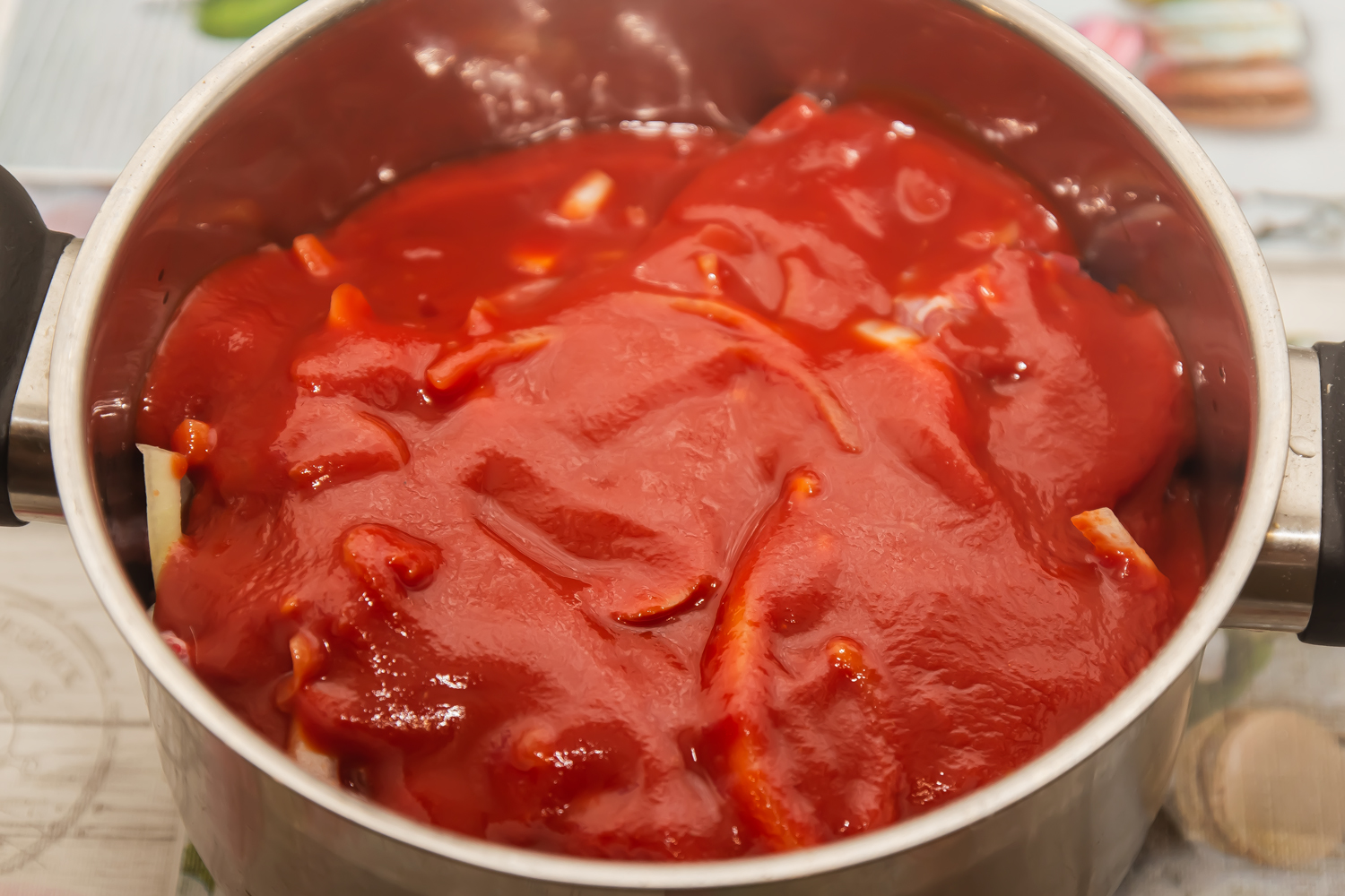 мясо залитое смесью по рецепту Шашлык говяжий по-сибирски