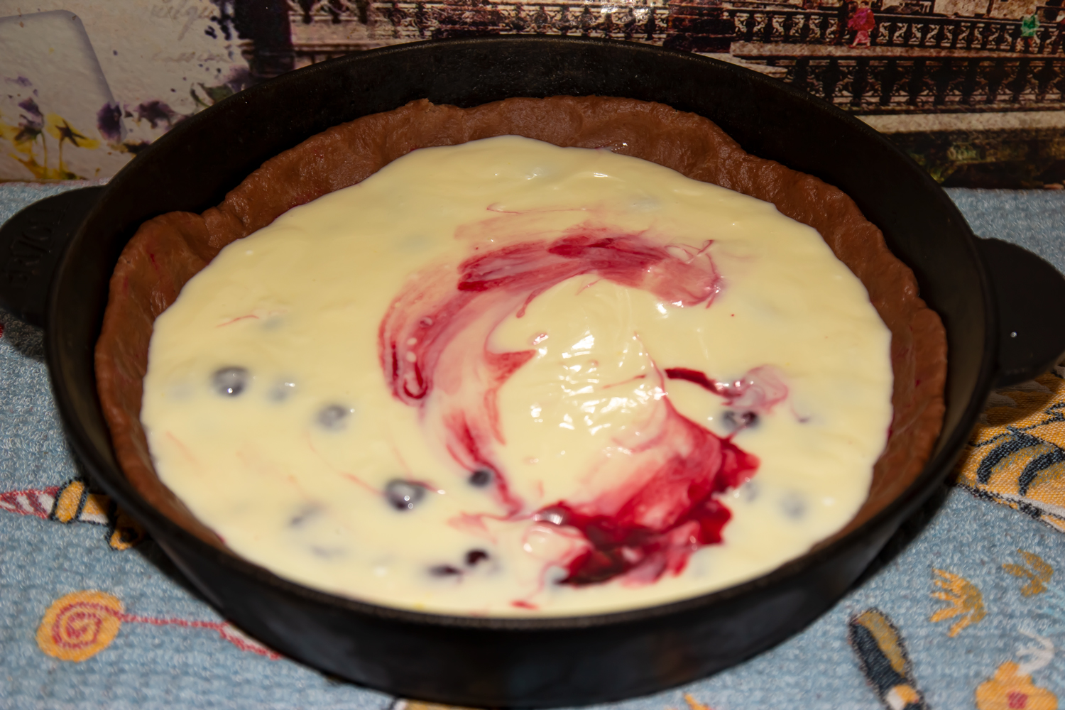 вишня залитая заливкой по рецепту