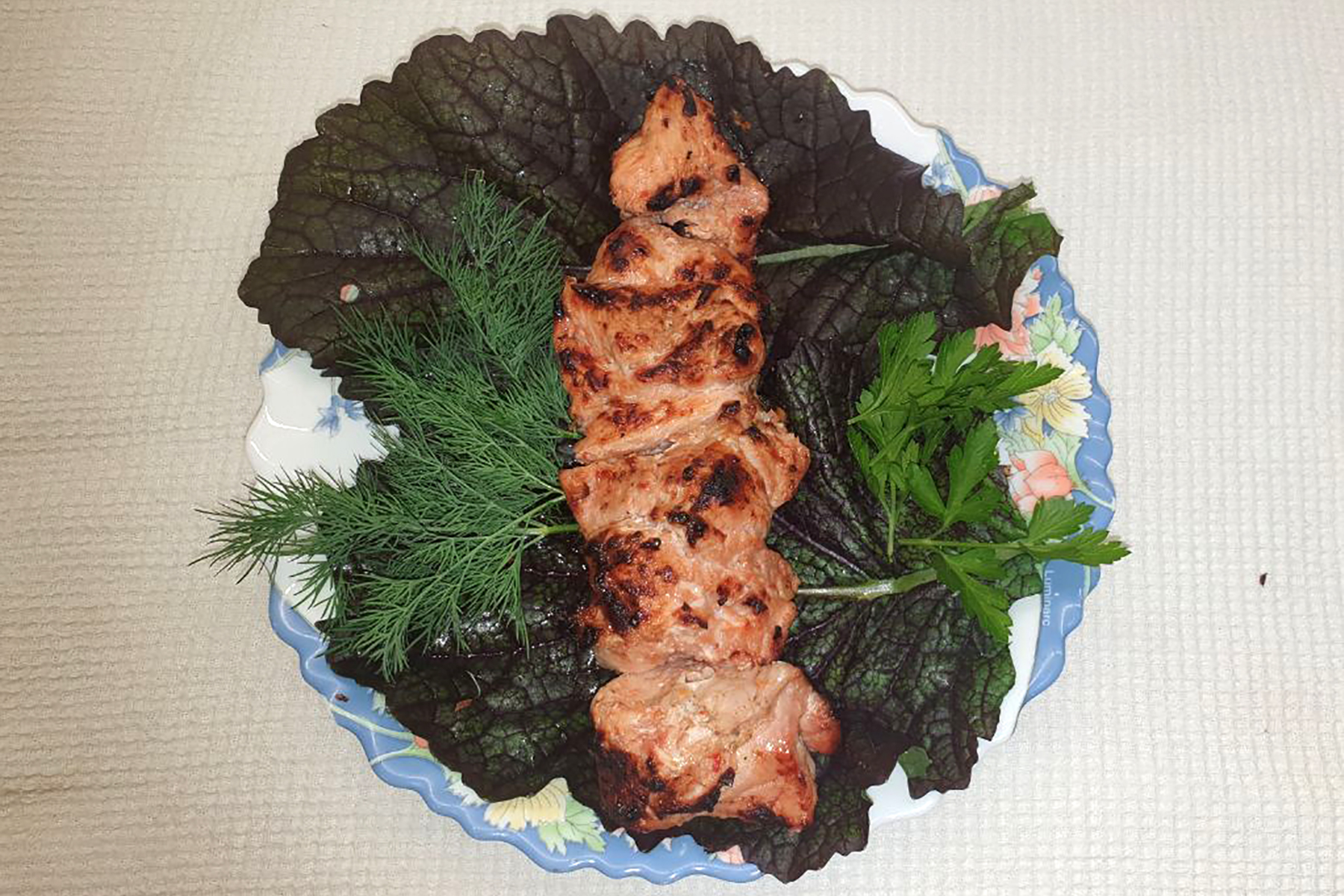 Шашлык из индейки в томатном соке