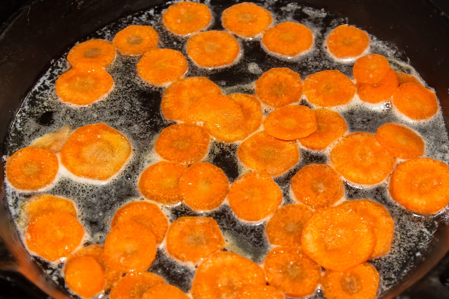 поджаренная морковь по рецепту Яичница с морковью