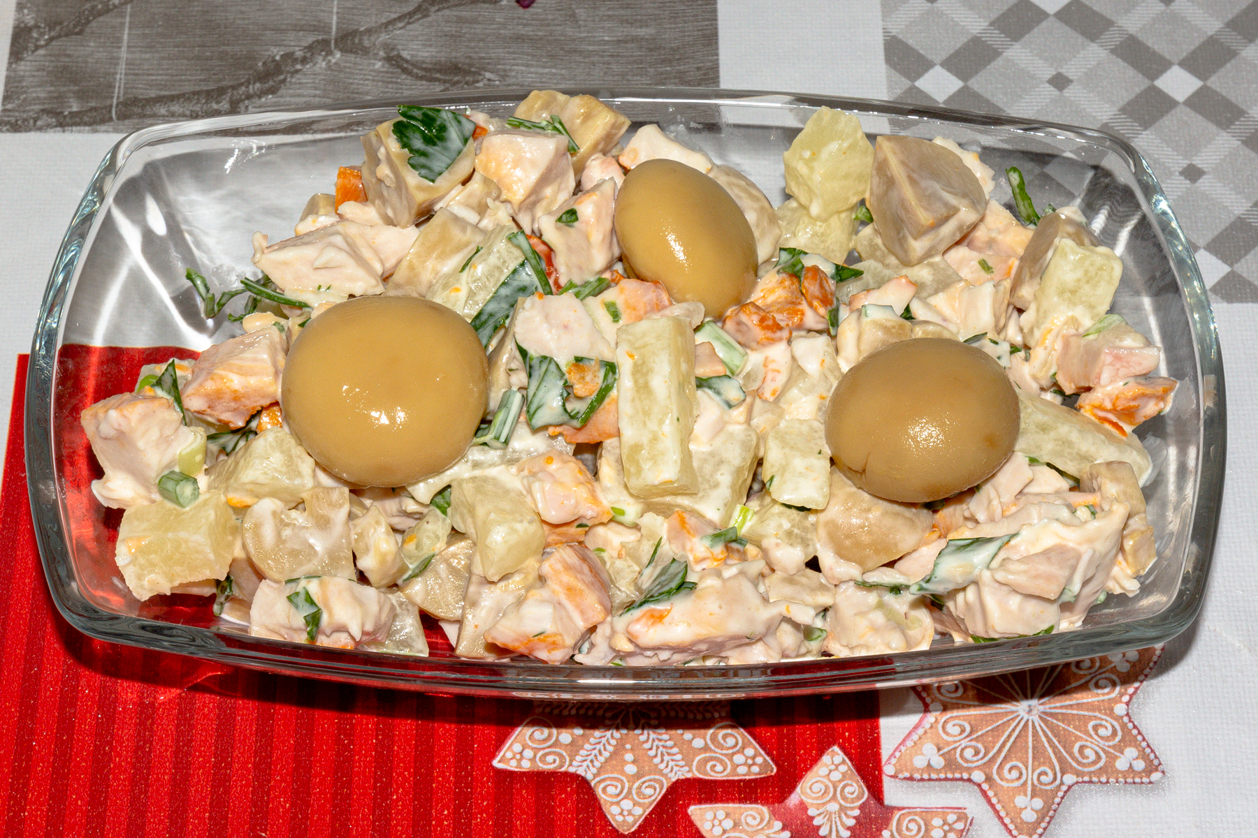 Салат "Курочка Ряба"