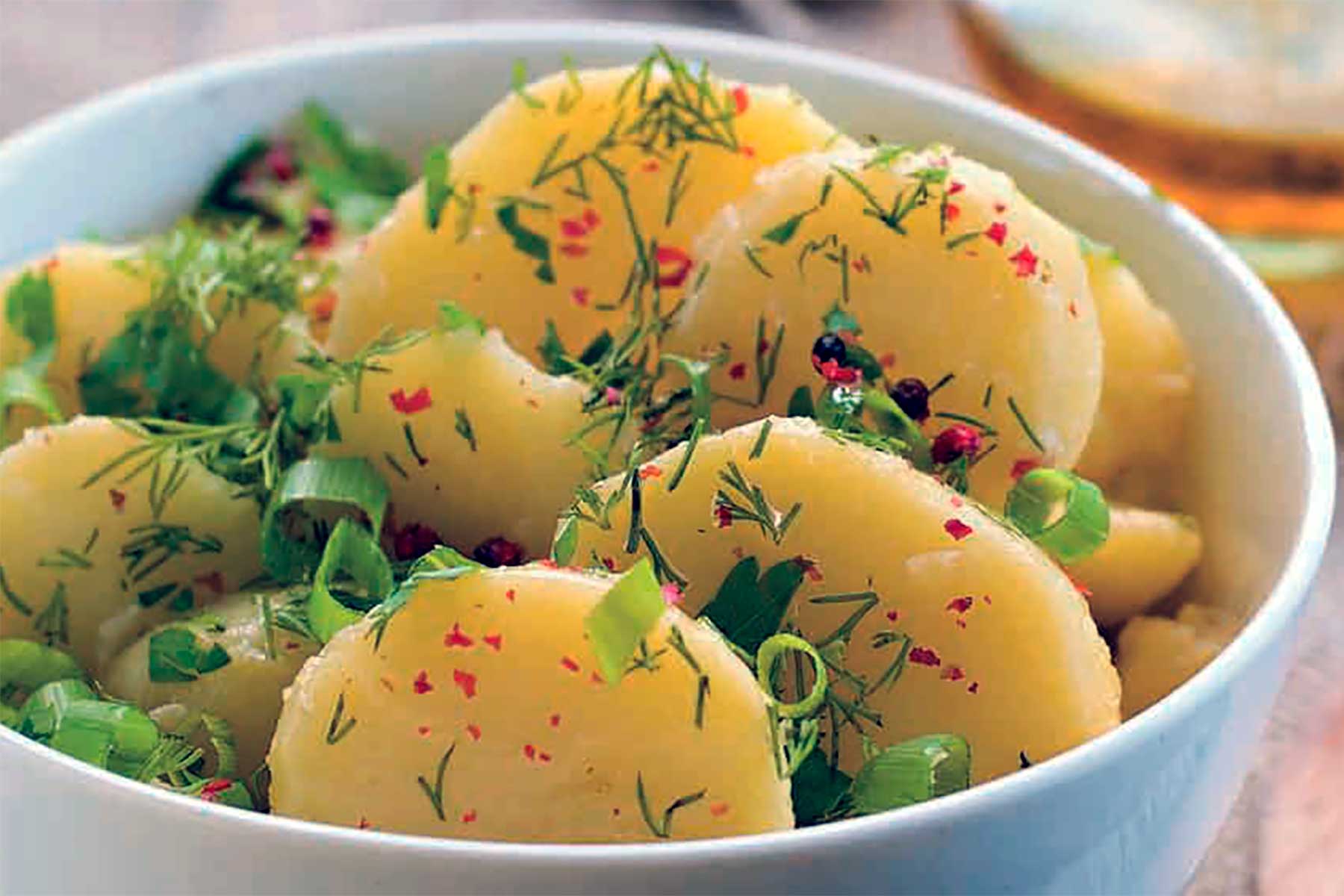 Салат из картофеля