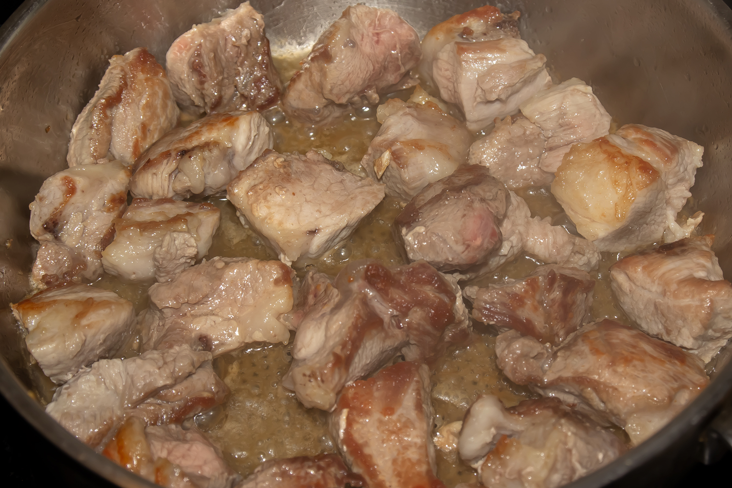 жареная свинина по рецепту Оджахури из свинины