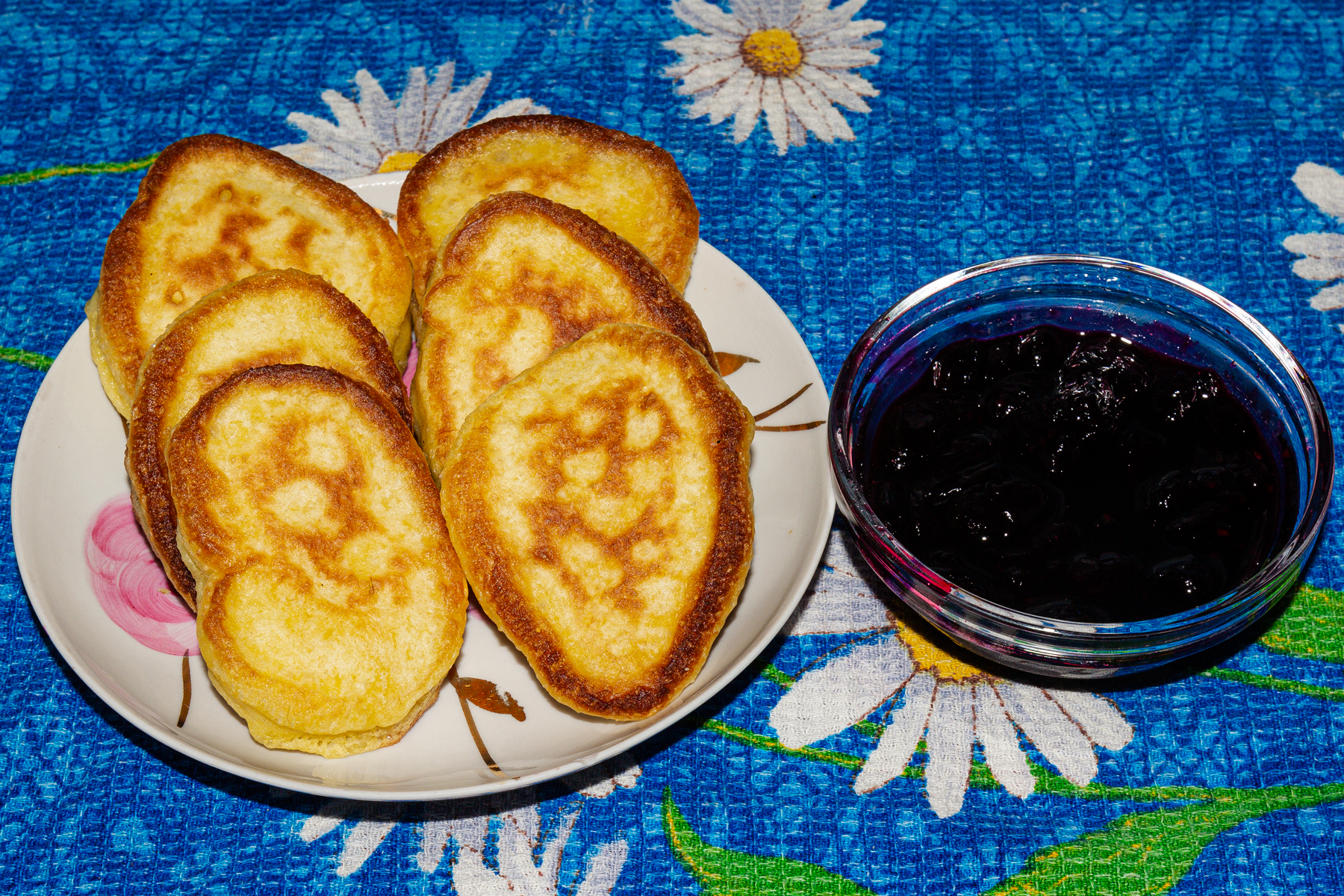 Ванильные оладьи из дрожжевого теста