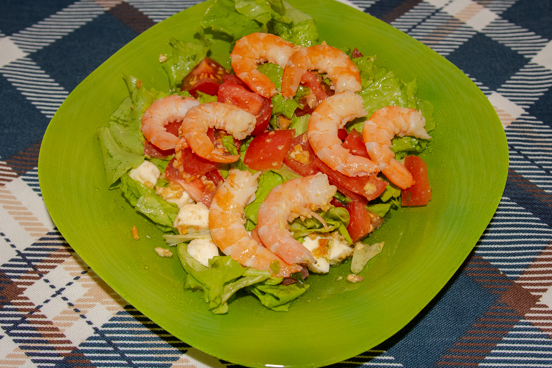 Салат с креветками "Ибица" 