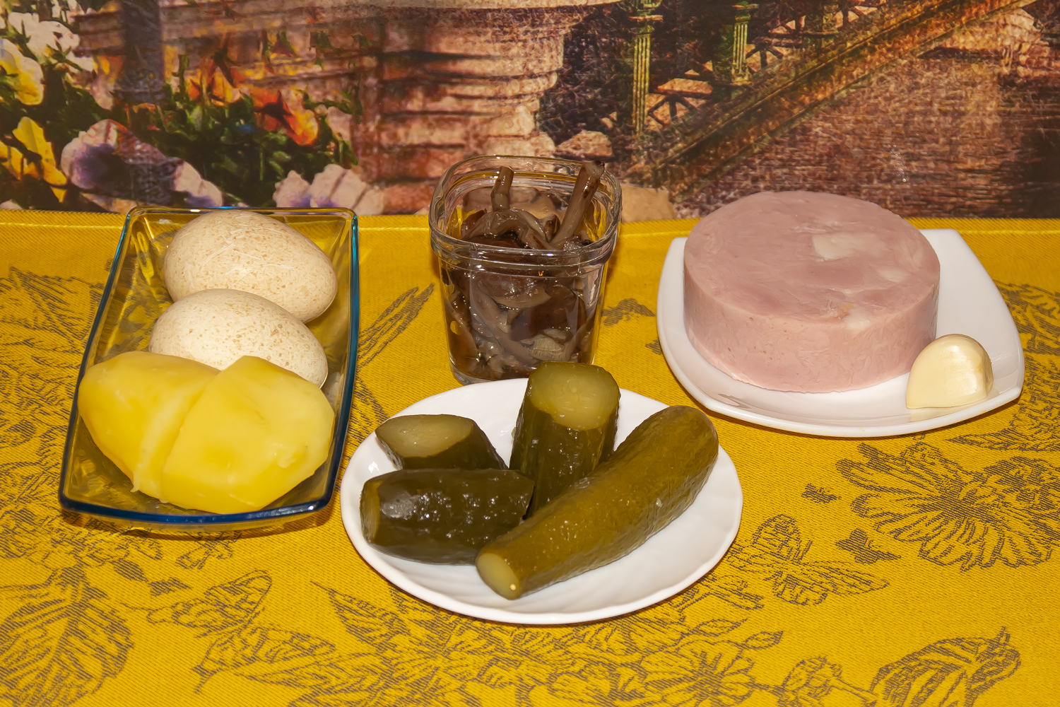 продукты дл ярецепта Салат Славянский