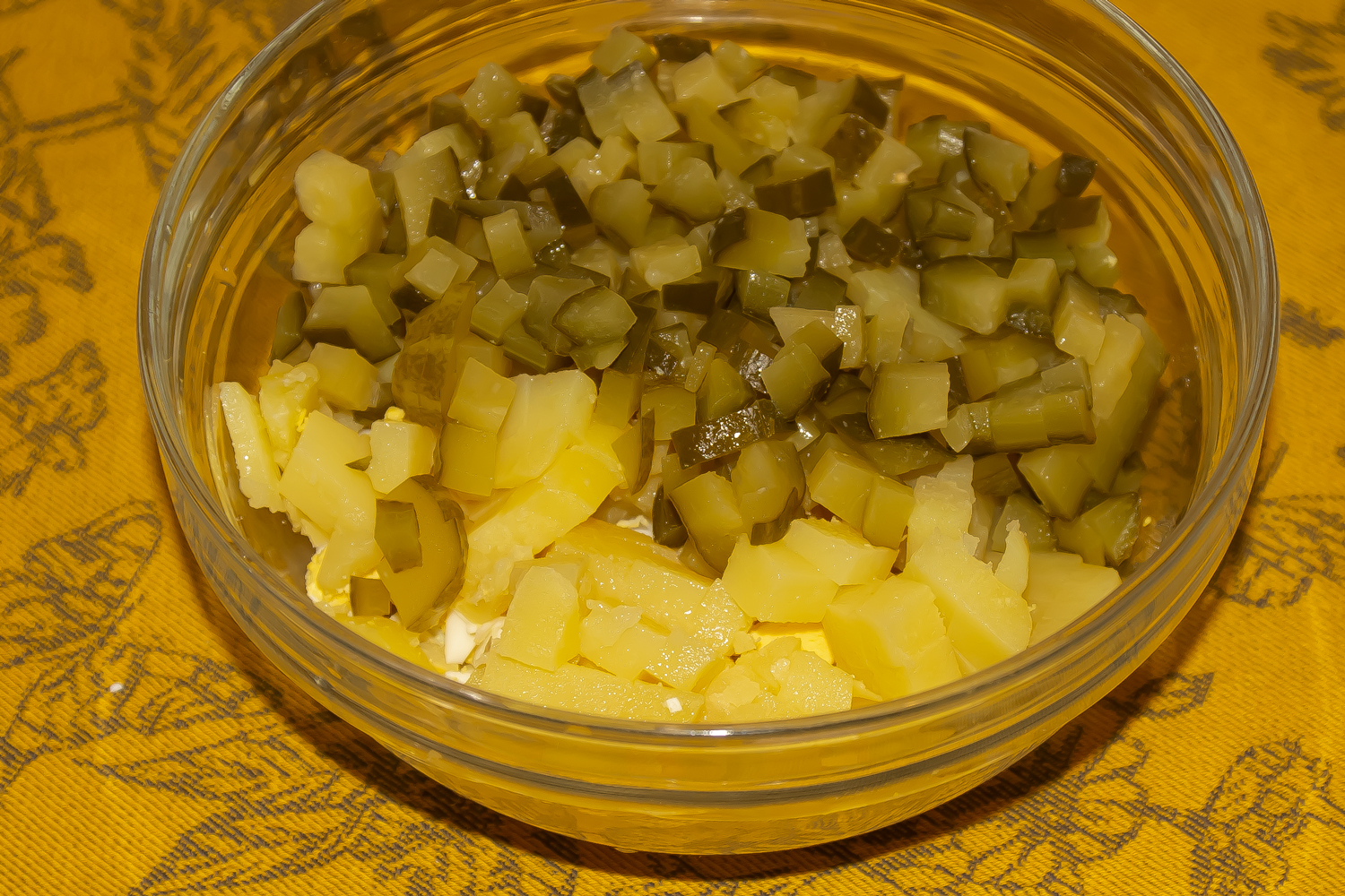 выложенные огурцы по рецепту Салат Славянский