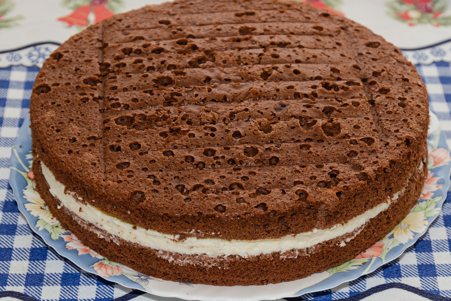 коржи с кремом по рецепту Торт Эскимо 