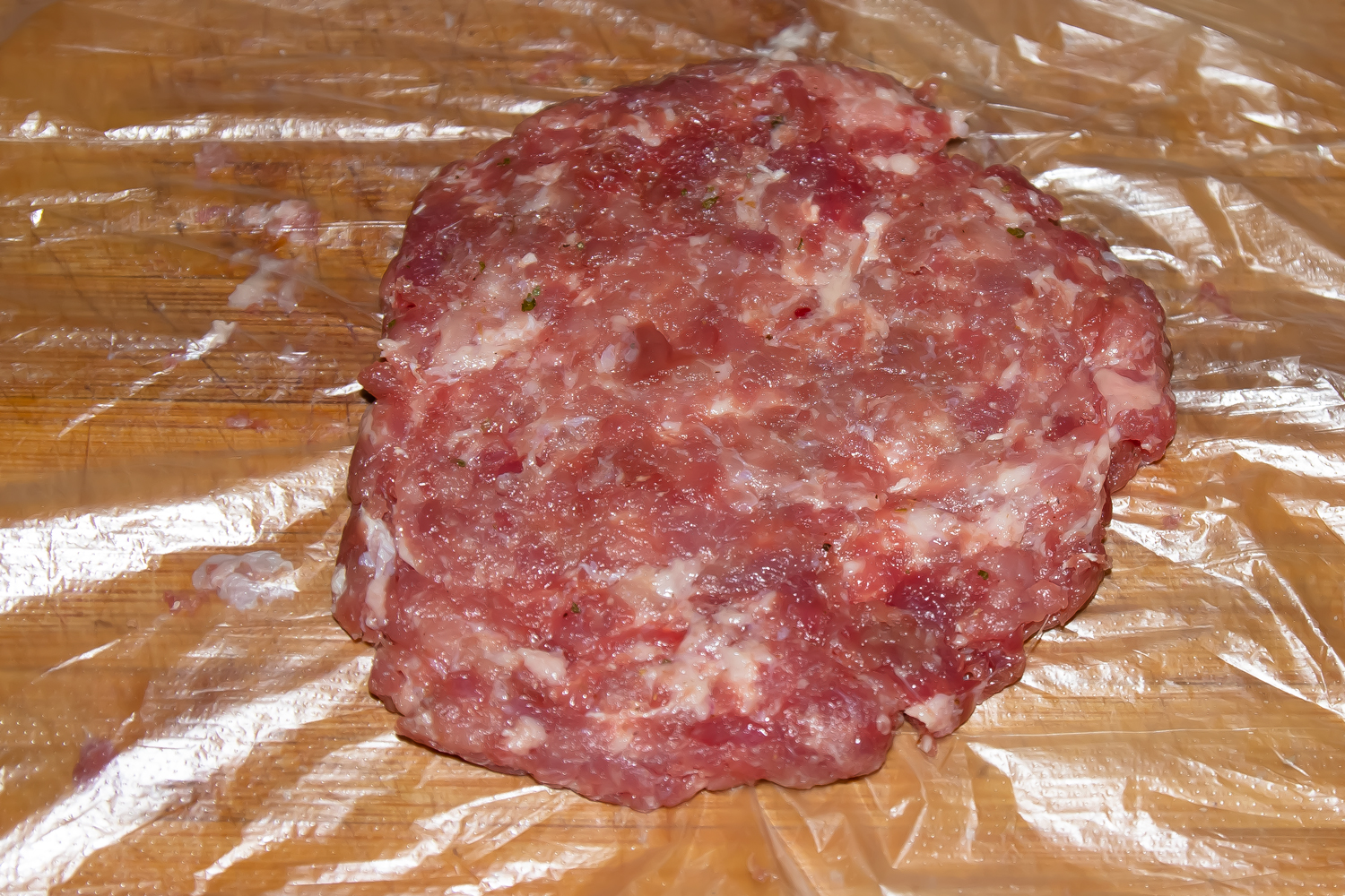 основа для гамбургера по рецепту Гамбургер с яичницей и беконом