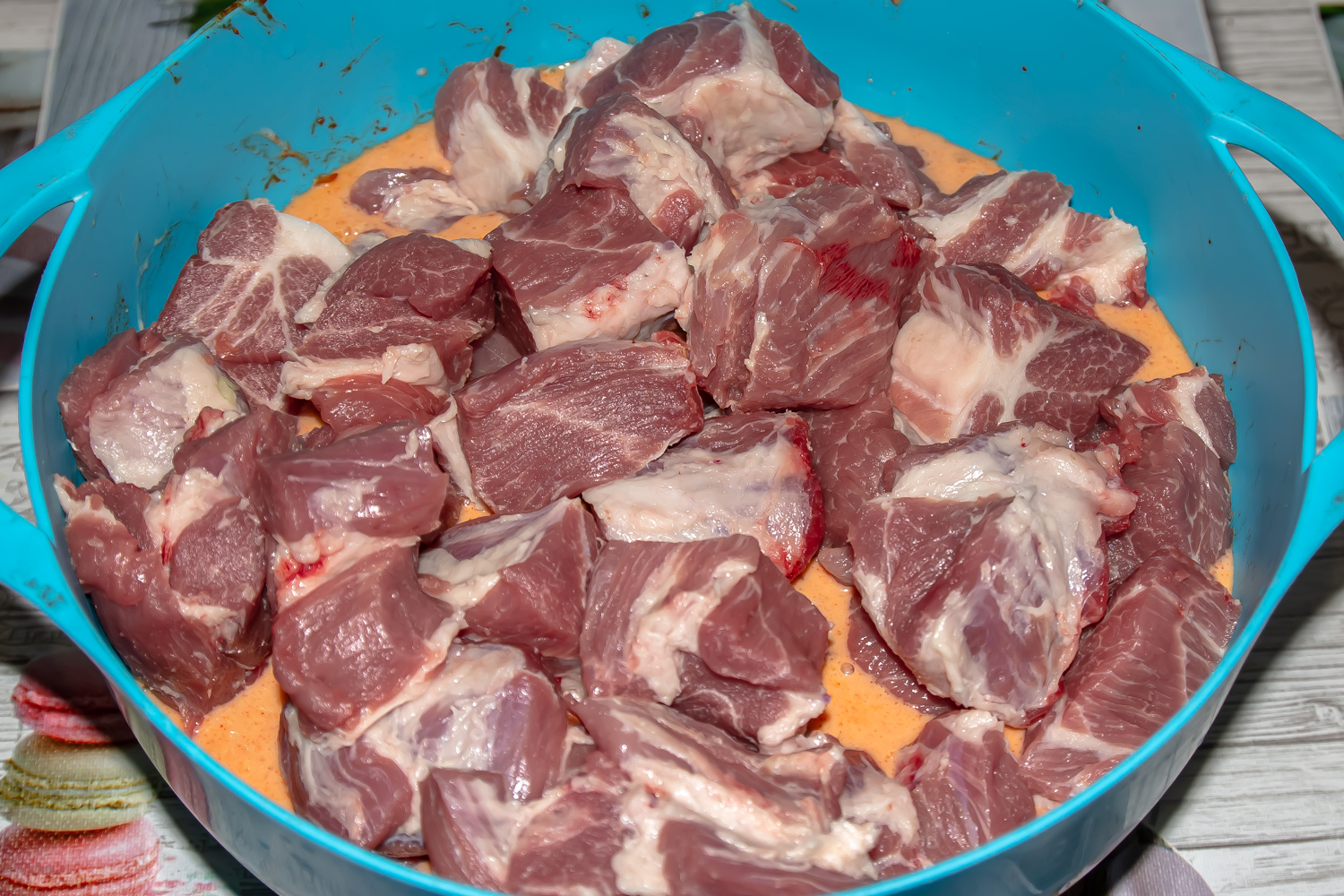 мясо залитое кефиром по рецепту Шашлык из свинины в кефире